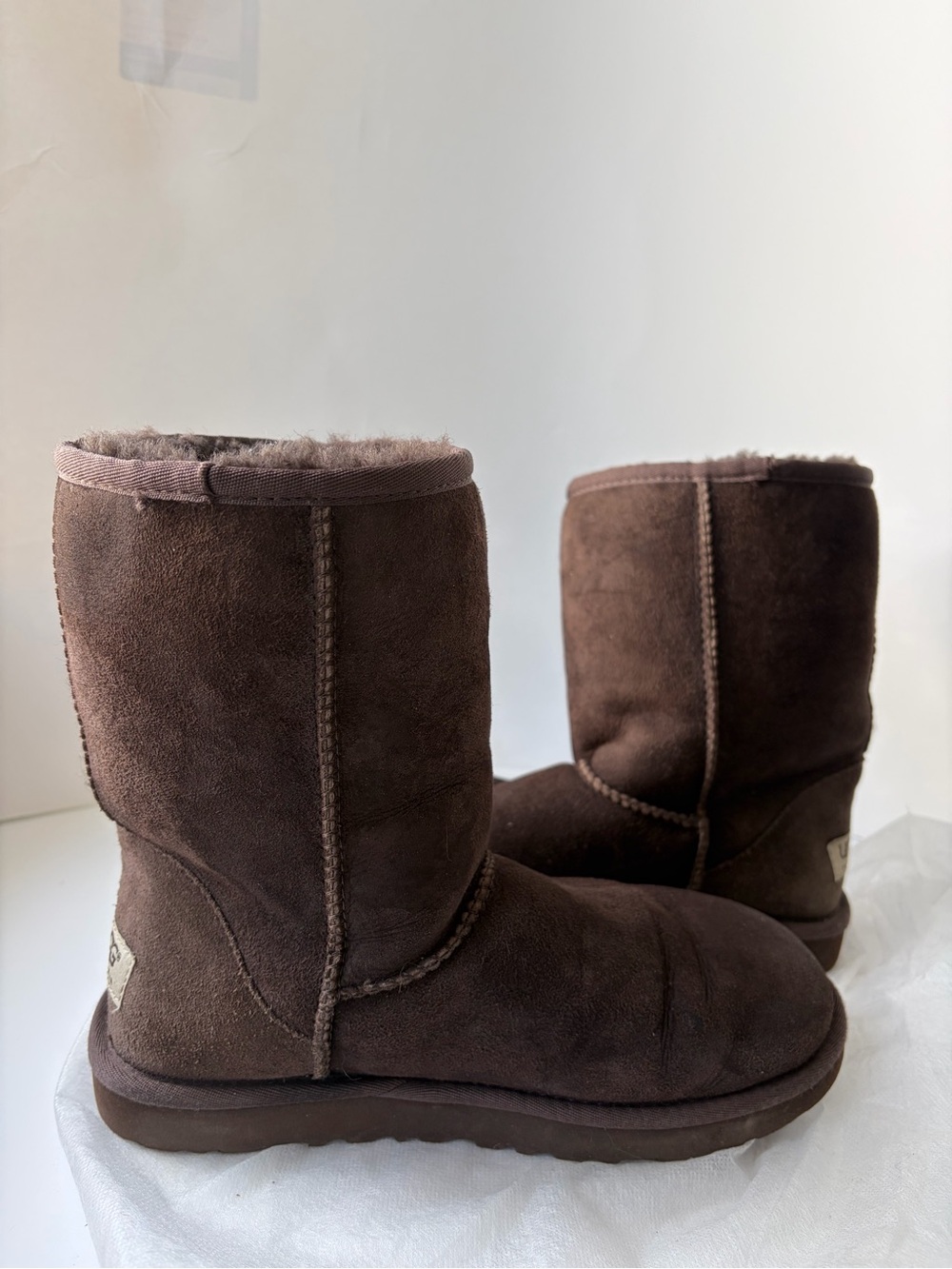 UGG Classic Short Boots in Dark Brown - Picture 4 of 6